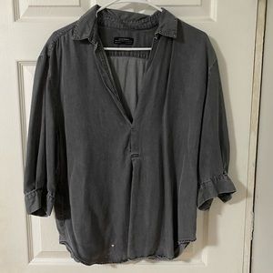 Zara Grey Top